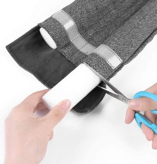 Butée de porte anti-courants d'air - Rouleau anti-courants d'air double pour porte ou fenêtre – Coussin anti-courants d'air – Bande anti-courants d'air – Butée anti-courants d'air – Bande anti-courants d'air – Rouleaux anti-courants d'air – Coussin anti-c