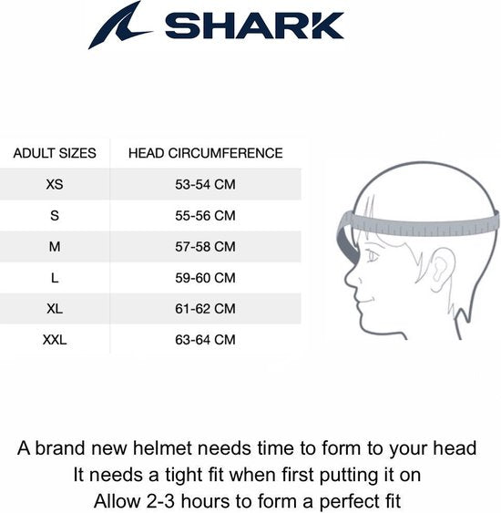 Shark Oxo system helmet casque moto Sikter mat vert or - Taille M