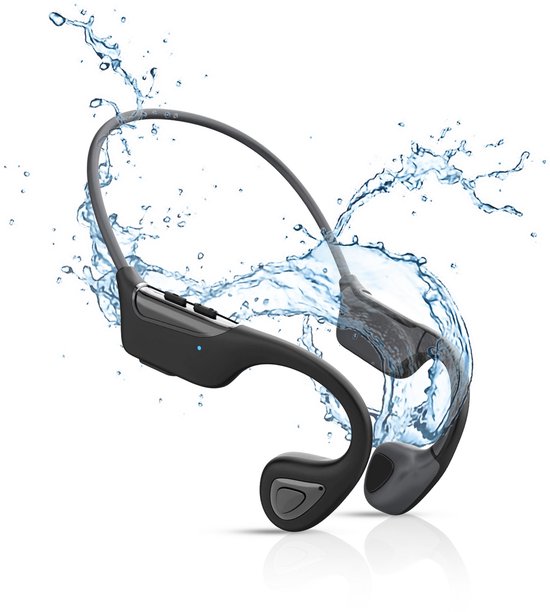 Tech Essentials Wave - Ecouteurs pour le sport - Sans fil - Oreille ouverte - IPX7 - Casque à conduction osseuse - Casque - Course - Bluetooth