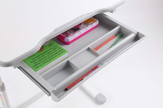 Bureau de dessin pour enfants avec chaise de bureau - réglable en hauteur de manière ergonomique - table d'écolier