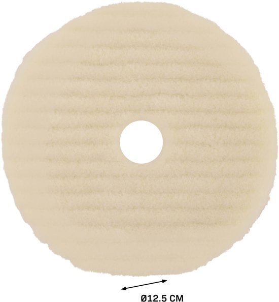 Disques de polissage en laine VONROC - Ø 125 mm – lot de 3