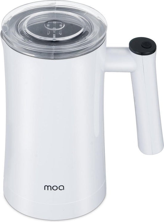 MOA Mousseur à lait - Sans BPA - Pour faire mousser et chauffer - Blanc - MF1W