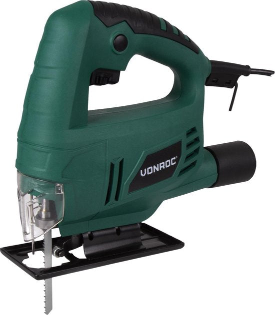 Scie sauteuse VONROC - 550W - système de changement rapide - Accessoires et sac de rangement inclus