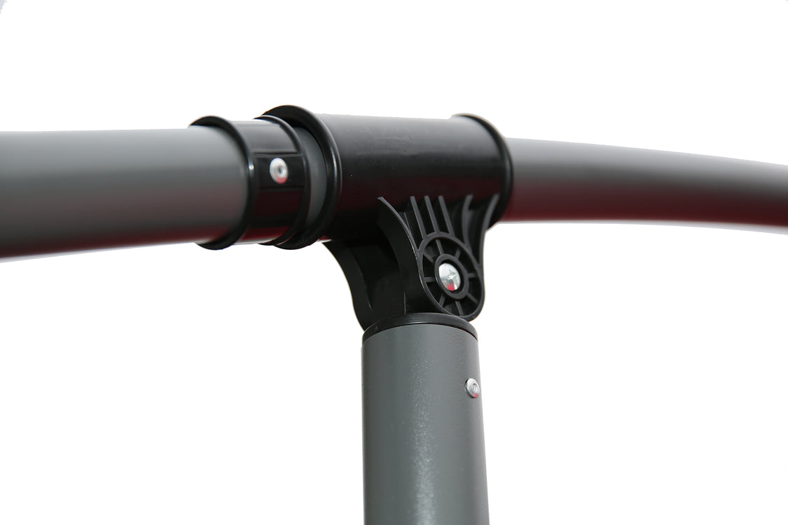 Parasol suspendu Angel Living 300 cm - Parasol à manivelle avec fonction d'inclinaison - Rouge