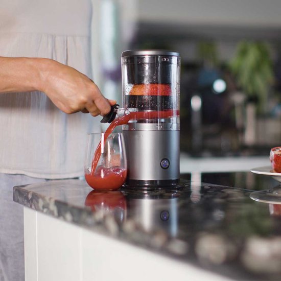 Livington JuiceBoost - centrifugeuse portable à piles - récipient de 250 ml - sans fil - petite centrifugeuse - centrifugeuse à emporter - centrifugeuse à rotation lente pour fruits et légumes - jus de fruits