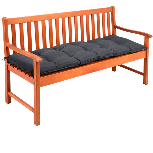 Zitbankkussen 145x45x8cm Visco Effect Indoor Outdoor Bank Antraciet