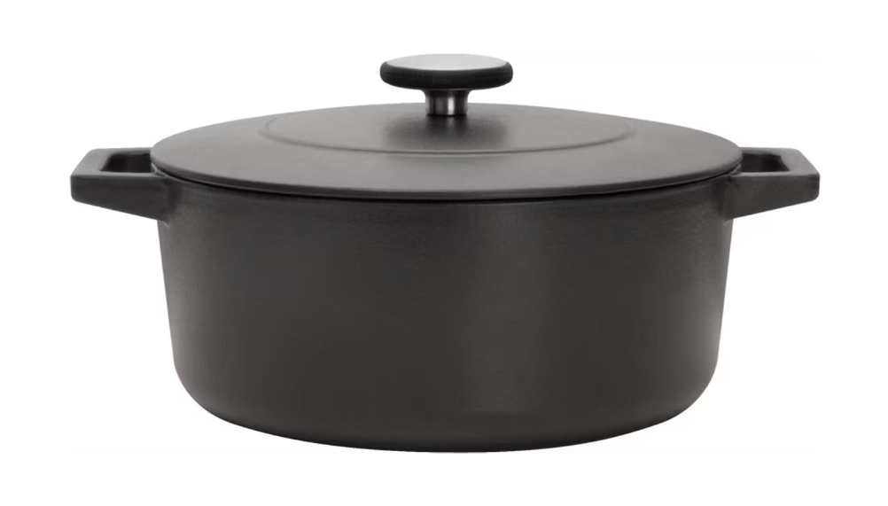 BORETTI Solido - Fonte - Casserole avec couvercle - 26 cm - 5,8 L