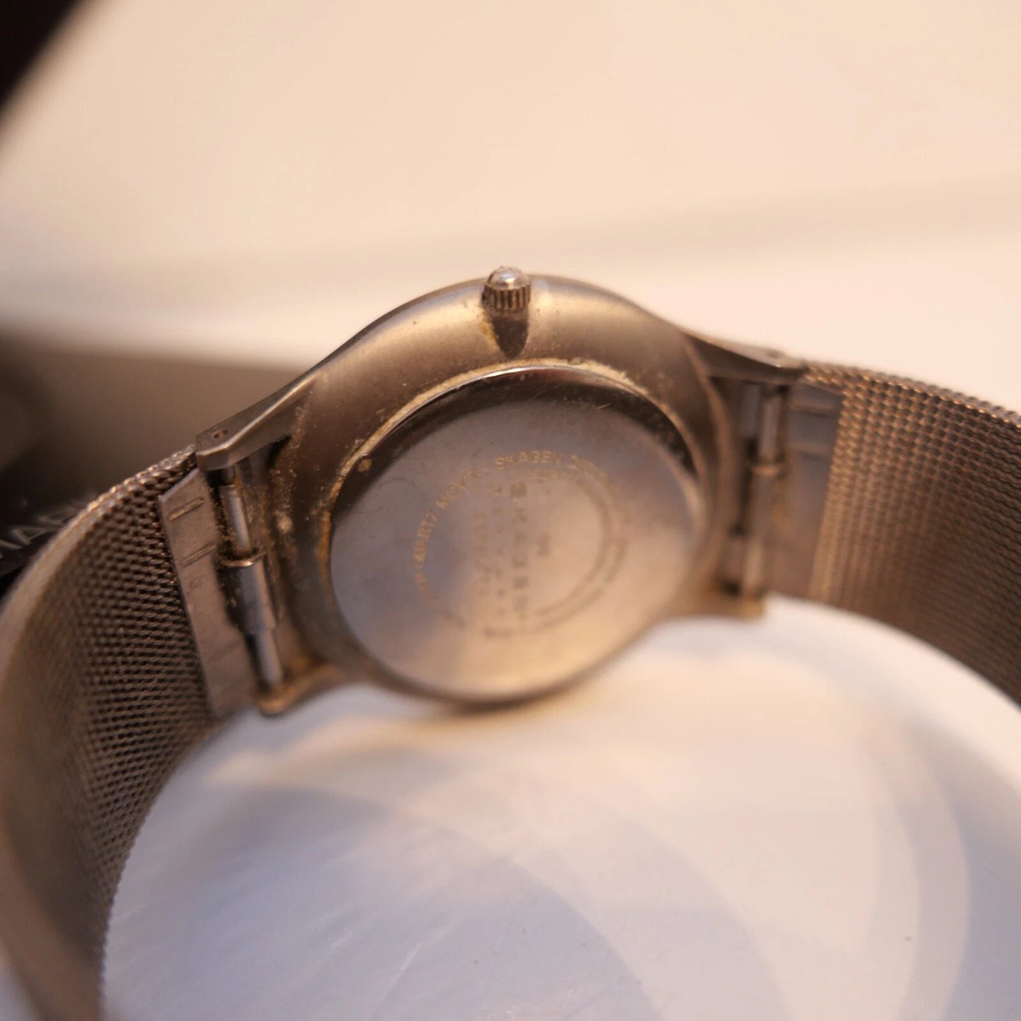 Montre pour homme Skagen Sundby - Ultra-fine - Titane - 34 mm - Gris