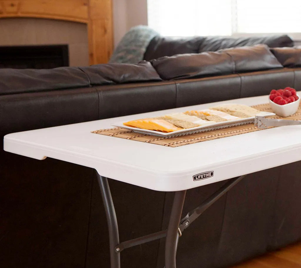 Lifetime - Table pliante de camping - Kunststoff - Blanc - 83x70x74 cm