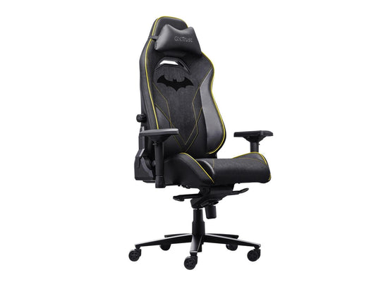 Fauteuil gaming Trust GXT 721BM Ruya Pro - Édition Batman - Design ergonomique - Noir/Jaune