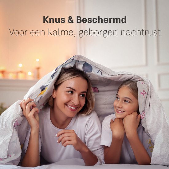 Couverture lestée CozySense® Enfant 2,4 kg - Couverture lestée - Couverture lestée avec répartition de la pression GLASS-Flow® - Housse lavable - Hypoallergénique - Pour les filles