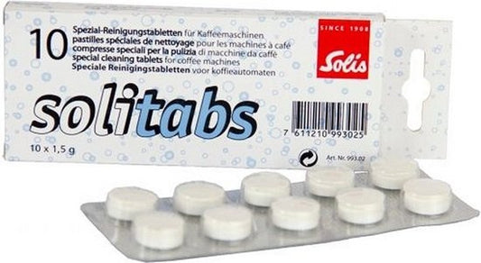 Solis Solitabs 10 Tablettes de nettoyage Machine à café - Machine à espresso