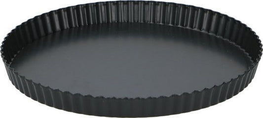 Moule à quiche Alpina - Fond amovible - Ø 28 x 3 cm - Noir