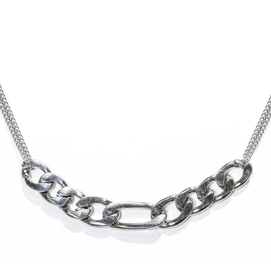 Chaîne en argent avec maillon - Laura Ferini