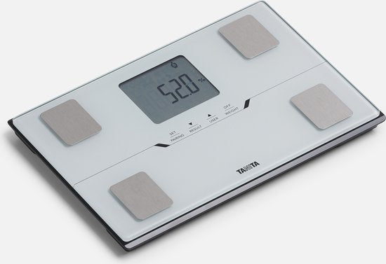 Pèse-personne intelligent avec analyse corporelle - Technologie japonaise - Pèse-personne numérique - avec application - Précis pour le suivi de la santé - TANITA® - BC-401 Blanc
