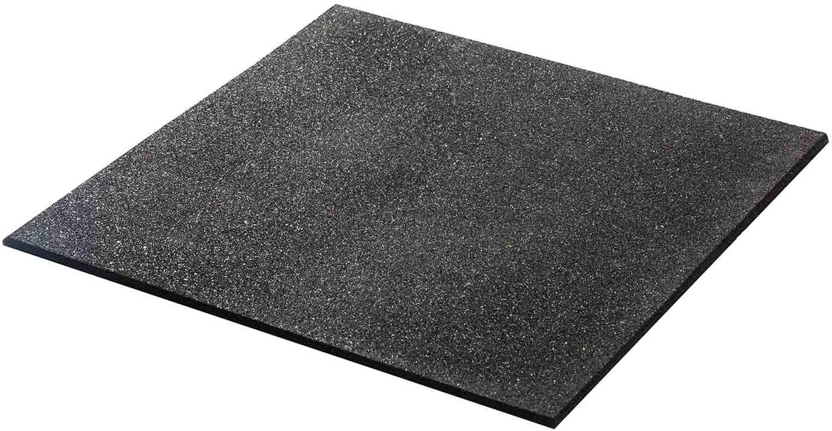 Tapis anti-vibrations pour lave-linge 60 x 60 x 1 cm - Granulés de caoutchouc - Antidérapant - Amortisseur de vibrations - Pour lave-linge, sèche-linge et appareils de fitness