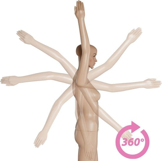 TecTake - mannequin mannequin modèle "dames" - démontable - 402663