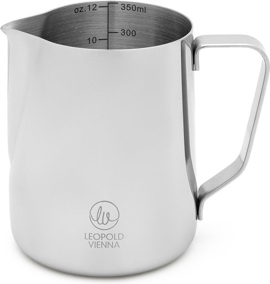 Leopold Vienna - Mousseur à lait Salento 350 ml en acier inoxydable