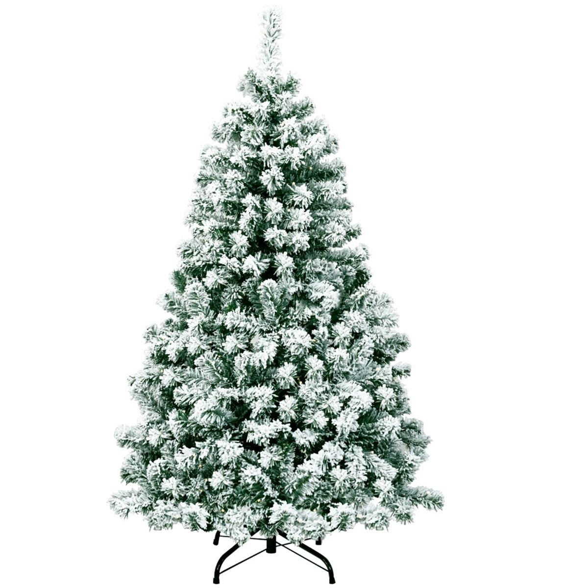 Coast 135 cm sapin de Noël enneigé avec pied en métal