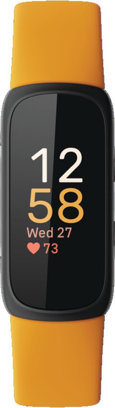 Fitbit Inspire 3 - Bracelet d'activité - montre avec podomètre - Jaune