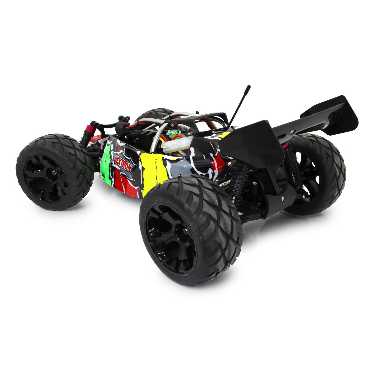 Jamara Lextron Desertbuggy 4WD - 1:10 - 35 km/h - Gris - Avec LED et batterie NiMh