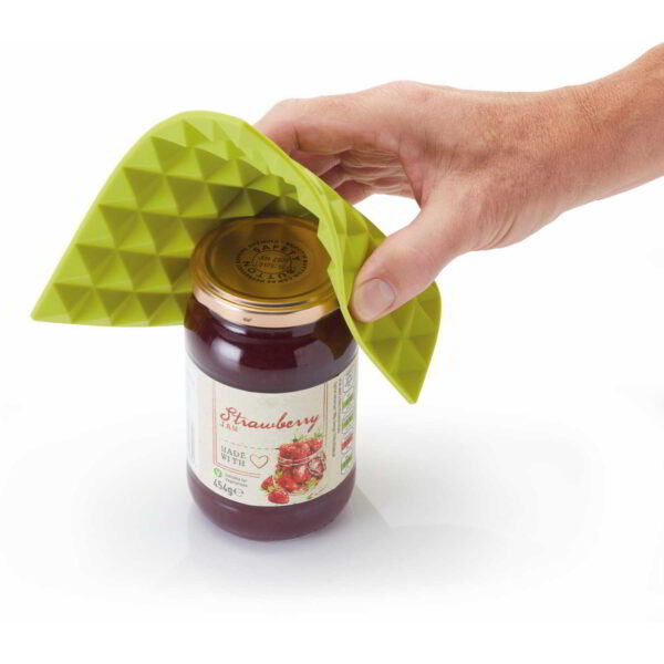 Colourworks Brights Silicone 16cm Square Coaster - rouge