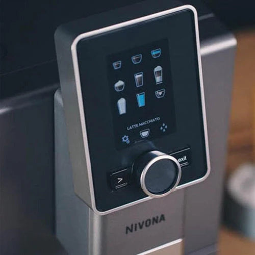 Machine à Café Automatique - Nivona - Machine à expresso - Titane / Chrome