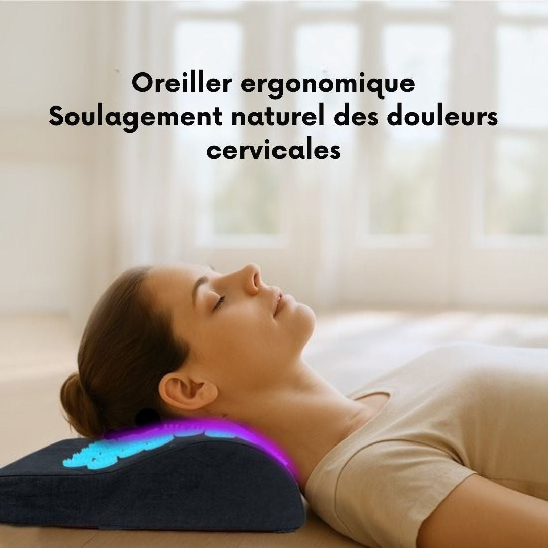 Tapis d'acupression XL LifeGoods - avec coussin - Tapis Shakti - Tapis pour les ongles avec 2 balles pour les points de déclenchement - 128x48x2cm - Noir/Turquoise