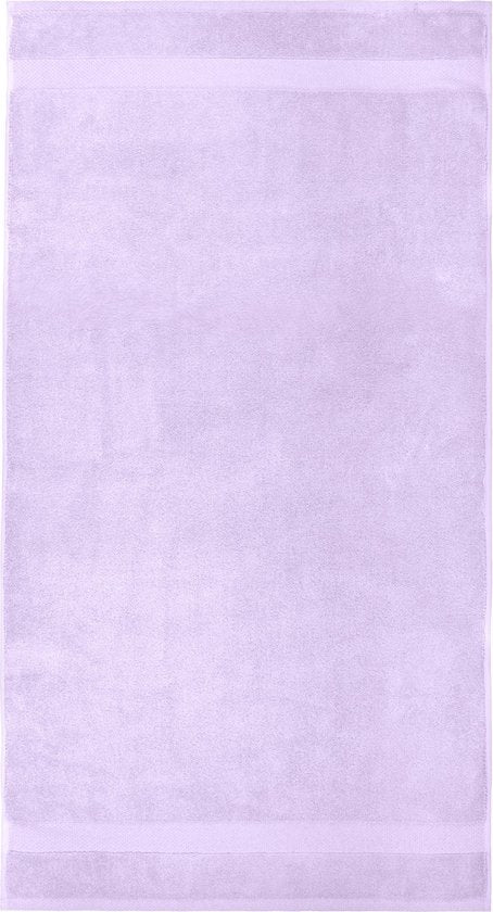 Vitality Pur - Serviettes Collection Sofia - Ensemble de serviettes de bain 70x140 - 100% Coton - Lilas - 2 pièces