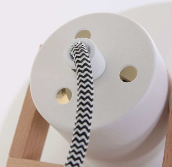 Applique murale Anne Lighting Woody - Blanche