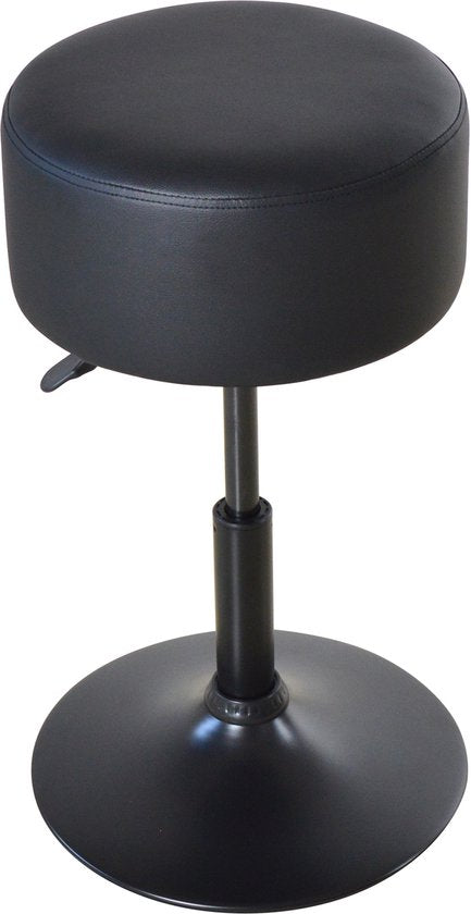 VDD - Tabouret - Tabouret noir - Tabourets réglables en hauteur - Petits tabourets pour s'asseoir - Tabouret réglable en hauteur