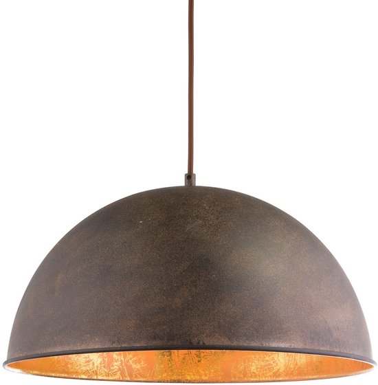 Globo - lampe suspendue - Xirena I - brun - métal - Ø 41cm - E27 - 58307H