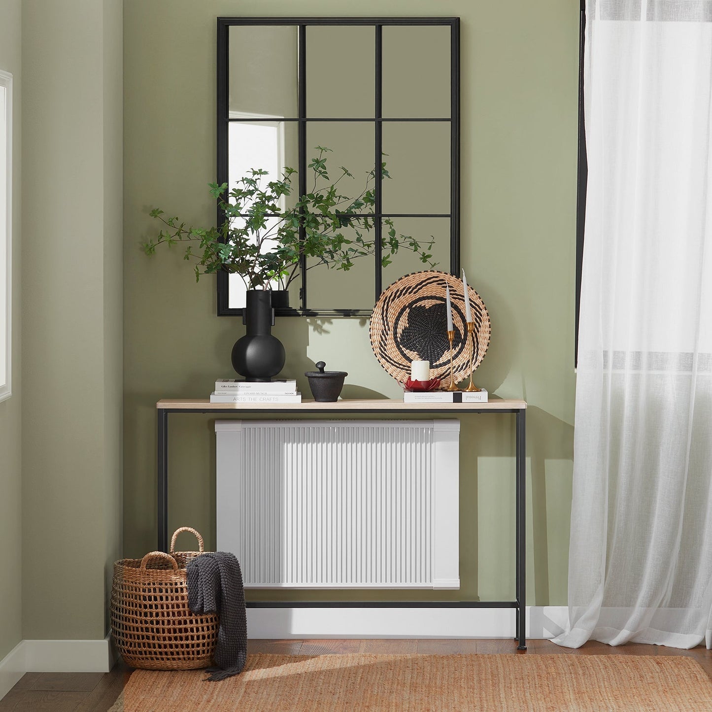 SoBuy Table d'appoint - Moderne - Max. 50 kg - 120 x 20 x 80 cm