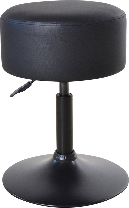 VDD - Tabouret - Tabouret noir - Tabourets réglables en hauteur - Petits tabourets pour s'asseoir - Tabouret réglable en hauteur