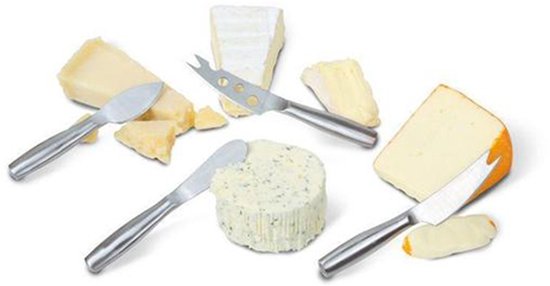 Boska Cheese Knife Set Mini Copenhagen - Couteaux à fromage - Set de 4 - Couteaux à fromage - Lavable au lave-vaisselle - acier inoxydable