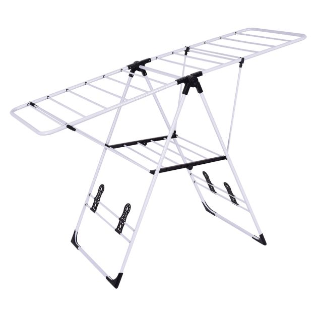 Coast Drying Rack Metal Extendable Black + Silver - 110-189 cm