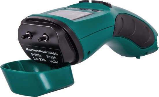VONROC PRO Humidimètre - Usage professionnel - Précis - LCD rétro-éclairé à fort contraste
