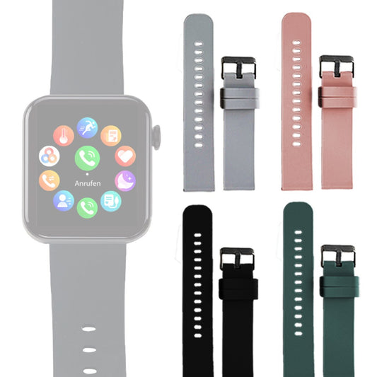 Lot de bracelets de rechange Kendox LifeTracker - 4 couleurs - Silicone souple - Ajustement confortable