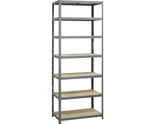 AVASCO Armoire rack tour L - 222x90x45 cm - gris