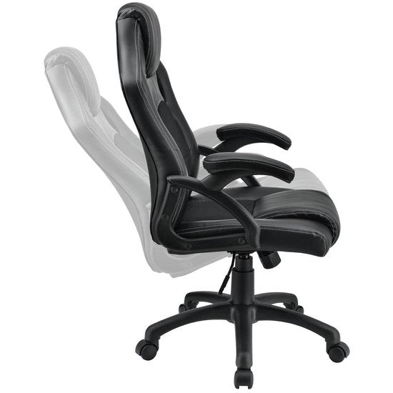 Chaise de bureau / Chaise de jeu - Montréal - Noir