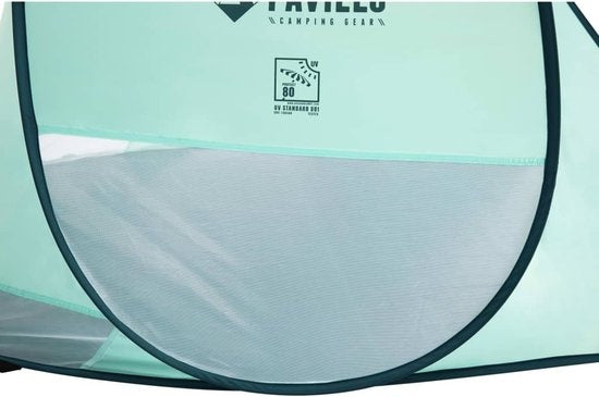 Bestway Tente de plage pop-up - Pavillo - 200x120x90 - Vert - Protection solaire UPF 80 - 2 personnes