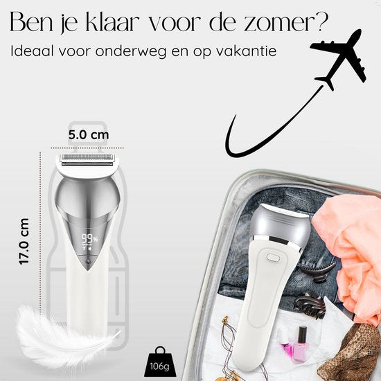 Sansbeauté® 7 in 1 Ladyshaves for Women - Face - Underarms - Legs - Epilator - Trimmer for Women & Ladies - Bikini trimmer Ladies - Shaver Woman