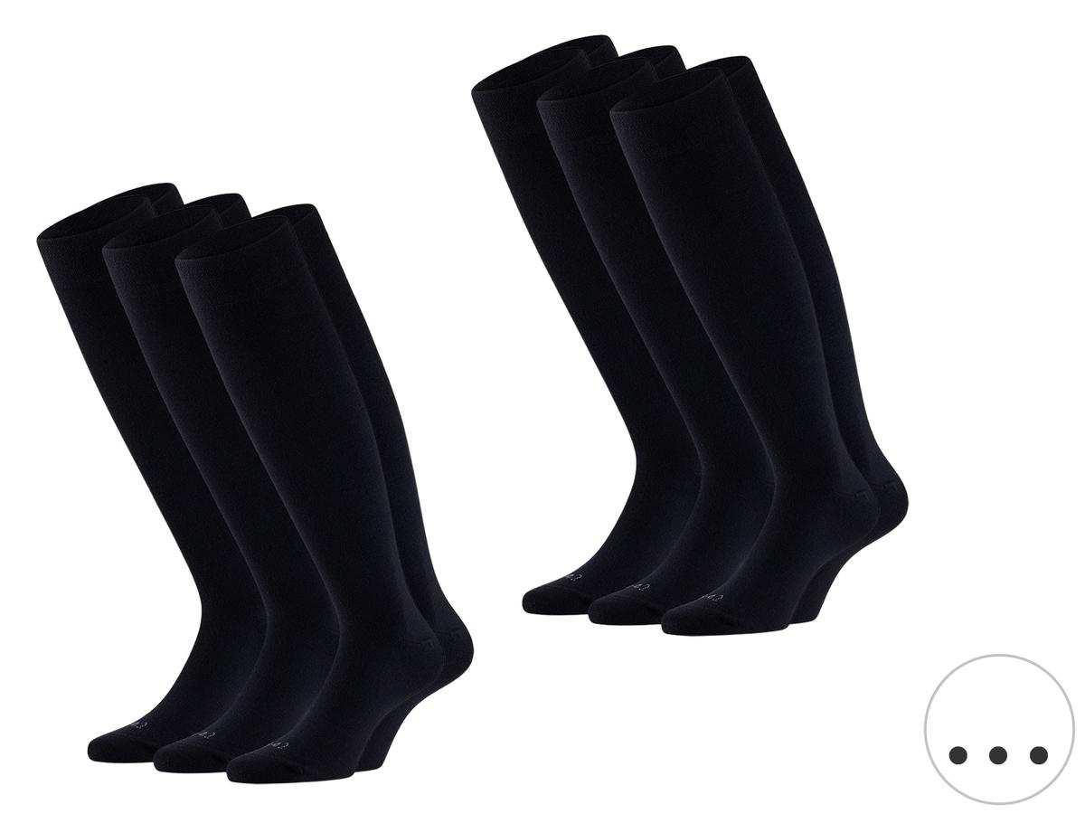 Chaussettes mi-longues en laine mérinos Comfort Essentials - Durables et confortables - pointures 43-46 - mélange foncé