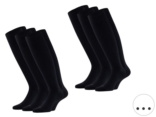 Chaussettes mi-longues en laine mérinos Comfort Essentials - Durables et confortables - pointures 43-46 - mélange foncé