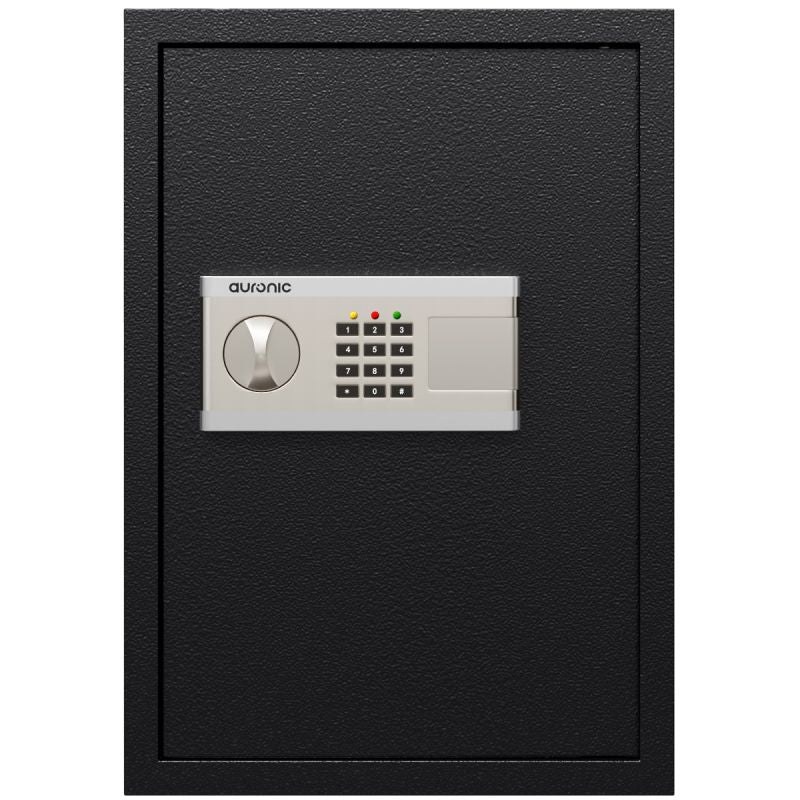 Auronic Coffre-fort électronique extra-large - 54L - Acier - Noir