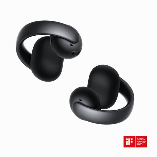 soundcore AeroClip by Anker - Écouteurs ouverts - Écouteurs à clip - Confort adaptatif - Conversations claires grâce à 4 microphones et à l'IA - Maintien stable - Haut-parleurs de 12 mm pour un son clair - Ouverts
