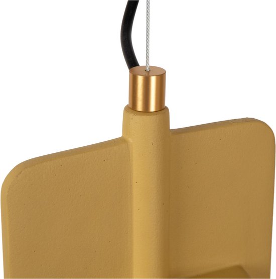 Lucide NINJA - Suspension - Ø 11,5 cm - 1xE27 - Jaune - Japandi