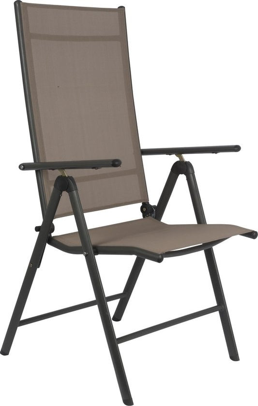 Lifetime Garden Chair Santiago - Lot de 2 - Réglable en 7 positions - Taupe