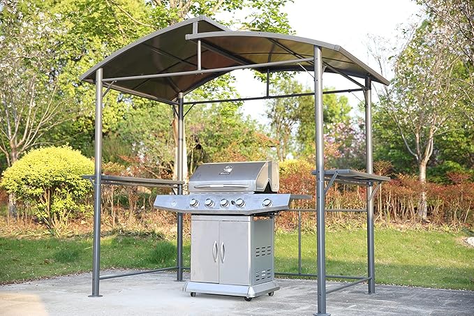 Pavillon de barbecue Angel Living - Aluminium - 245 x 150 x 233 cm