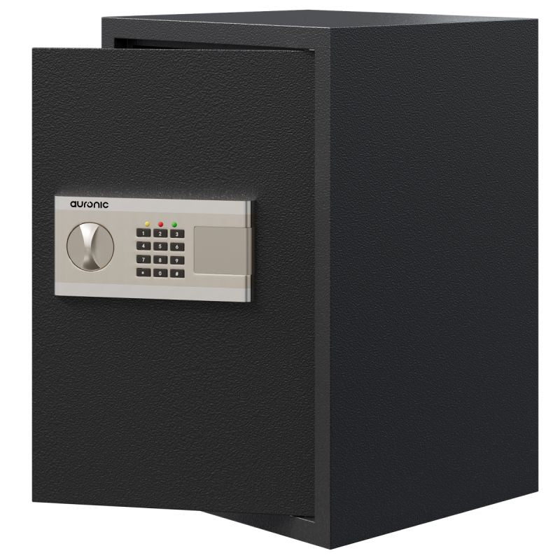 Auronic Coffre-fort électronique extra-large - 54L - Acier - Noir
